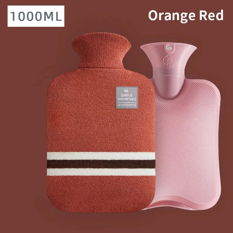 Portable hot water bottle