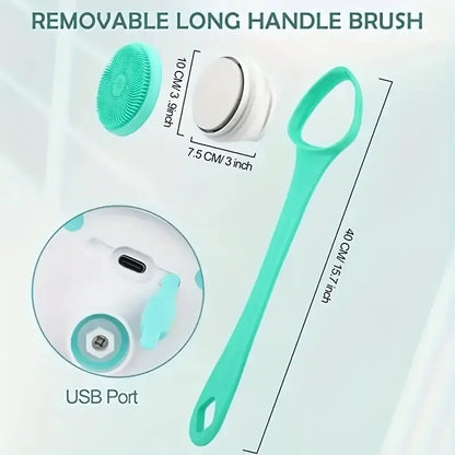 Electric Waterproof Soft Bath Brush