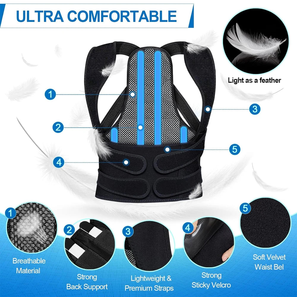 Lumbar Support Posture Braces