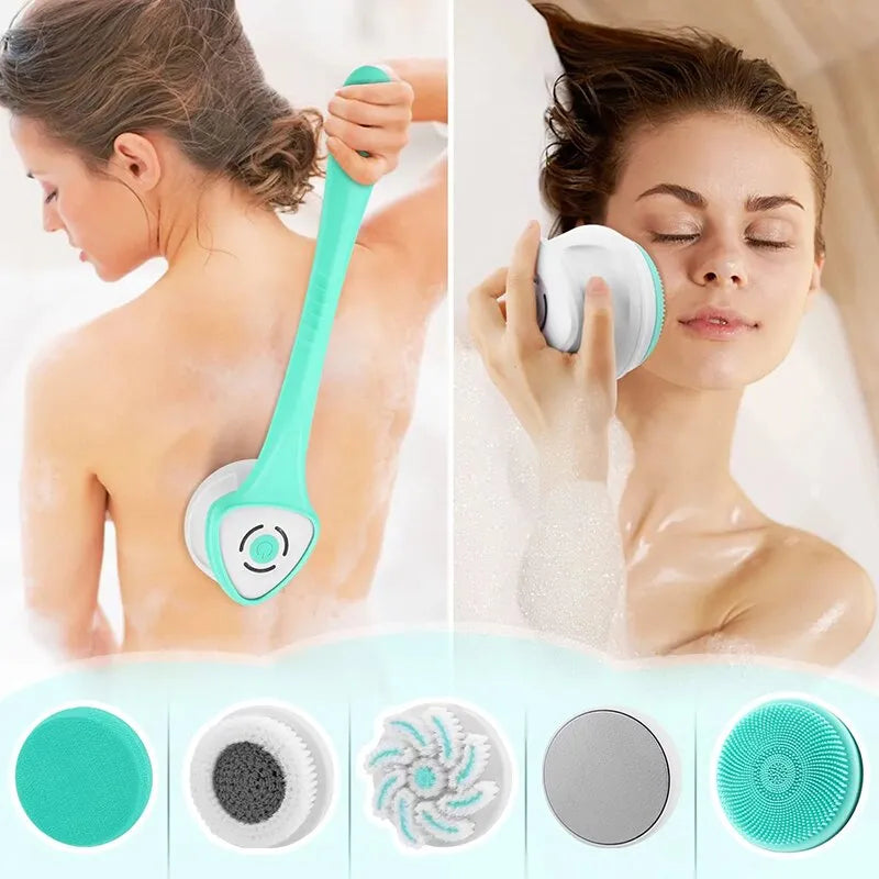 Electric Waterproof Soft Bath Brush